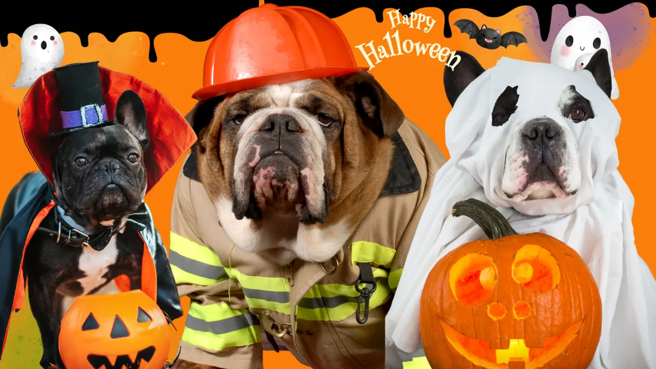 Bulldog halloween